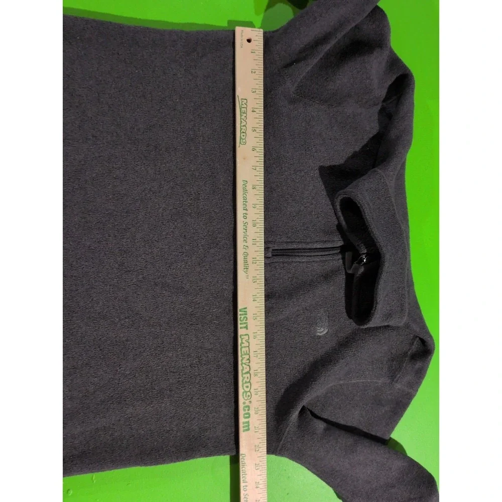North Face Pullover Mens‎ Large Gray Fleece Half Zip Jacket Outdoors Hiking Warm